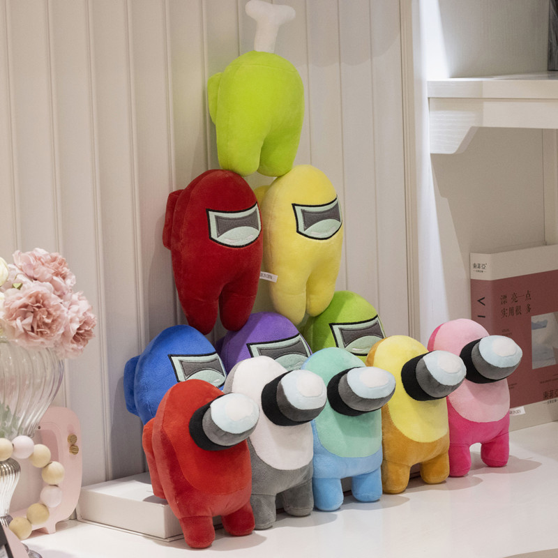 Симпатичный плюшевый брелок 10 см, 20 см, 30 см из ПП хлопка, плюшевые игрушки среди нас