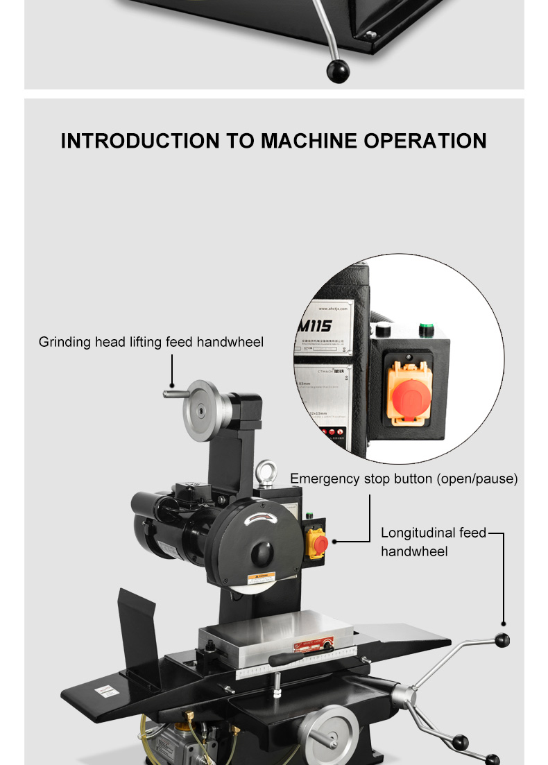 Mini Grinding Desktop Grinder Lathe Machine CTM115  with Direct Sales Price