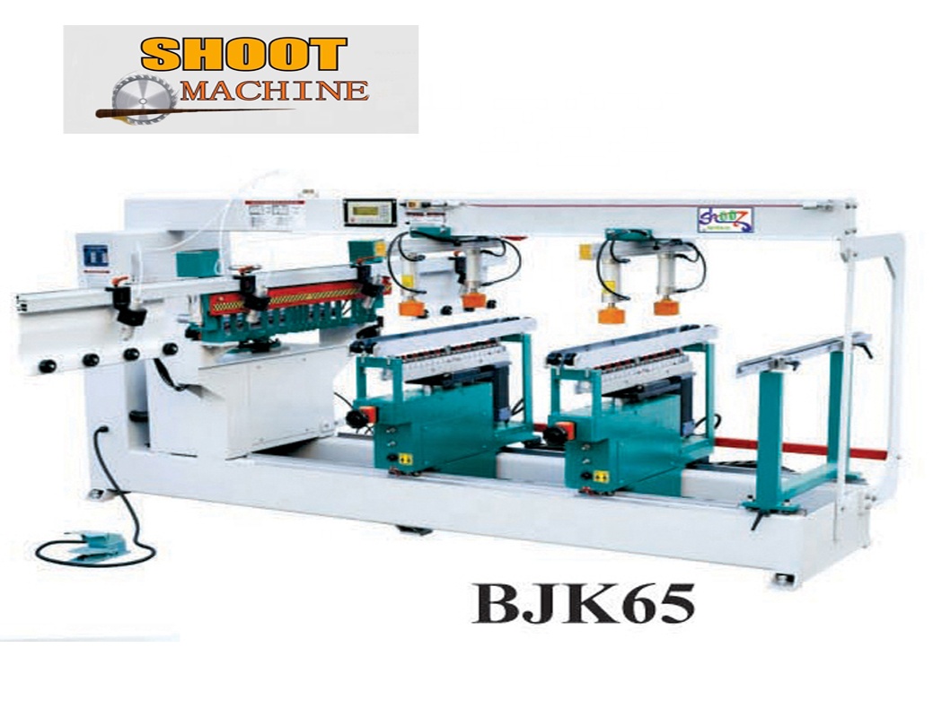 Деревообрабатывающий автоматический трехрядный сверлильный станок, BJK65