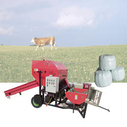 Agricultural machinery mini silage baler and wrapper