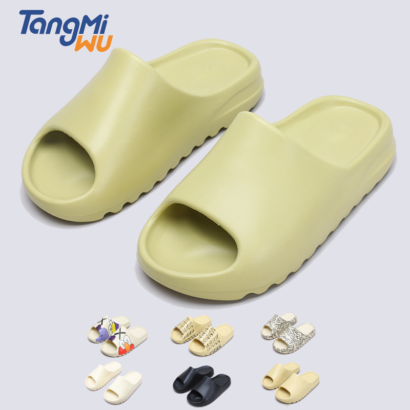 TMW High Quality Luxury Sport Brand Summer Men Slippers Plain Blank Rubber Yeeze Yezzy Yeezy Slides