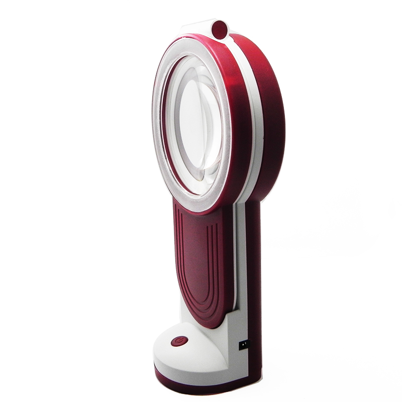 Loupe portative à Double lentilles avec chargeur USB TH-7022
