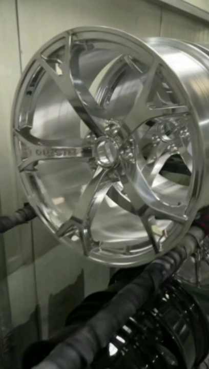 ミロン鍛造シルバークロームNismo V1スタイル5x114.3ホイールリム 日産
