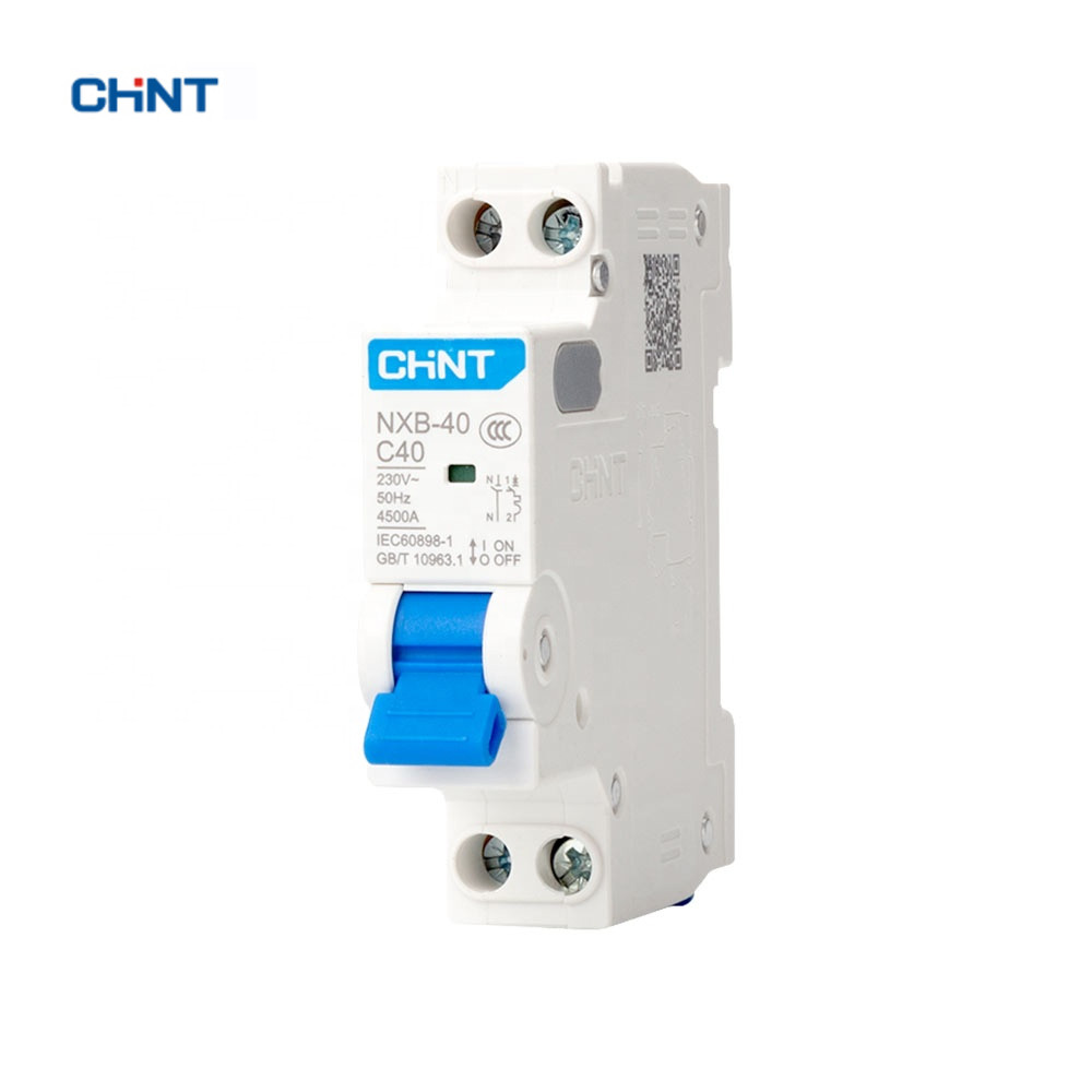 CHNT NXB-40 1P + N MCB, воздушный выключатель 40 А, миниатюрный автоматический выключатель