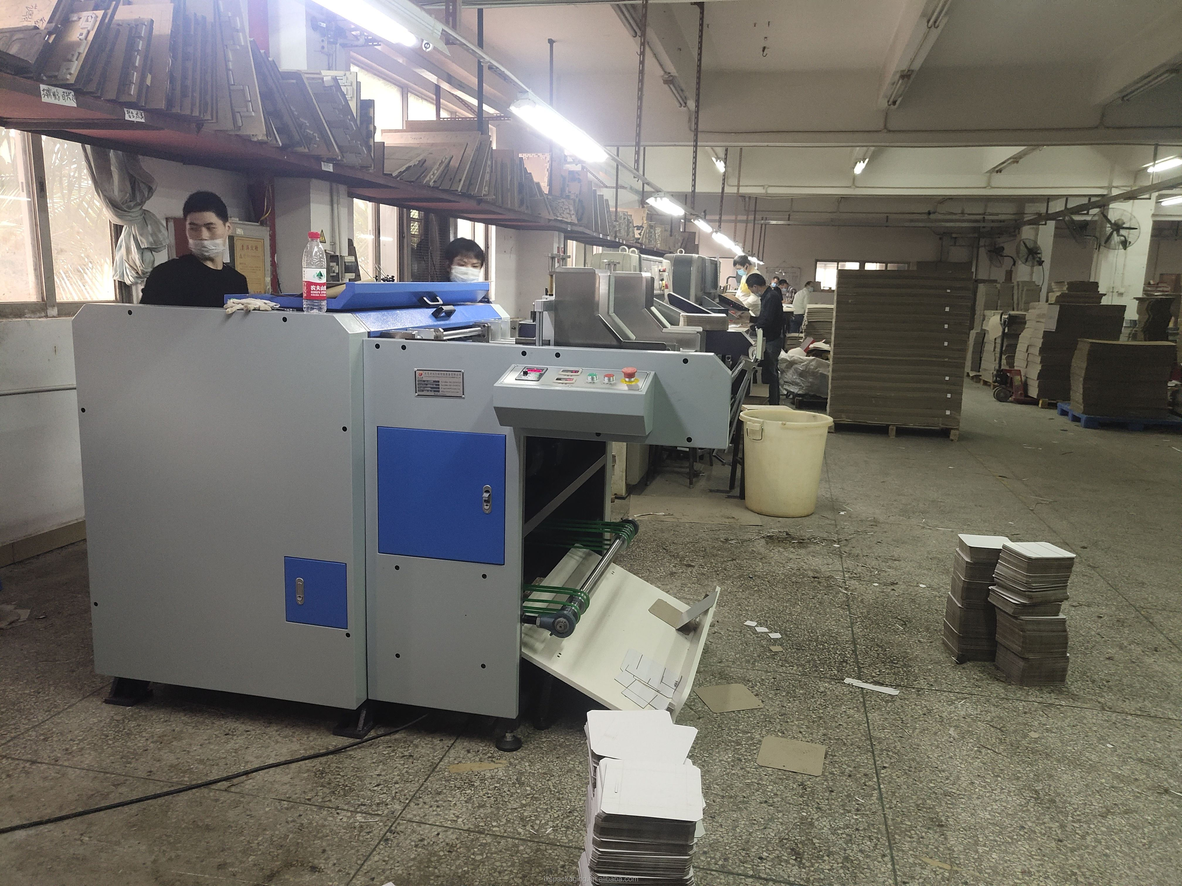 Automatic Roll Cardboard Groove Cutting Machine , Dustless Paper Grooving Machine