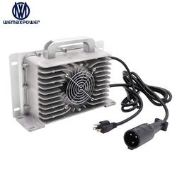 Waterproof portable lead acid LifePO4 Lithium ion golf cart battery charger 48v with Club car Powerwise RXV Crowfoot Plug