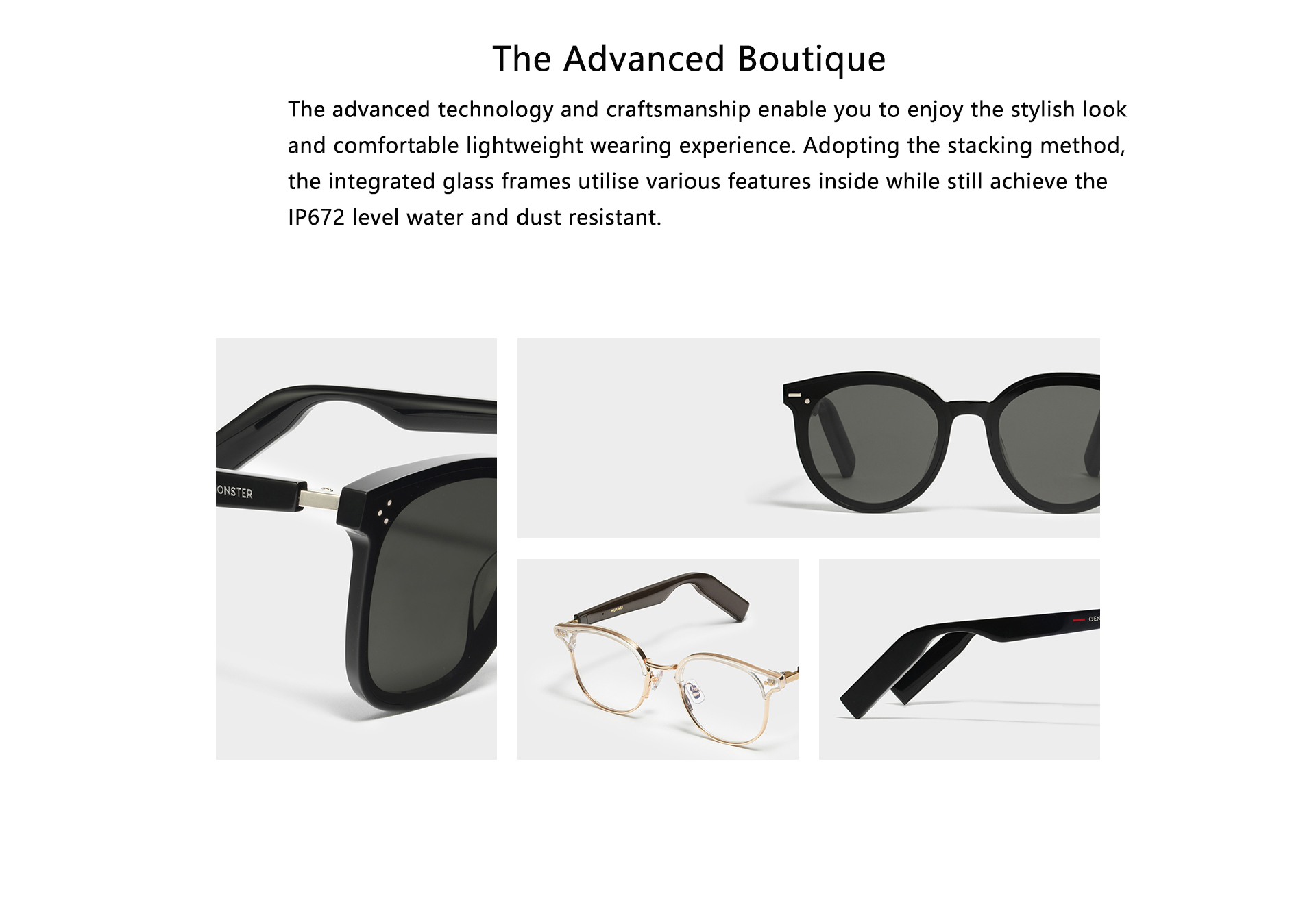 HUAWEI X Gentle M smart Eyewear SMART JACKBYE-01 smart glasses HD Stereo waterproof noise reduction wireless charging sunglasses