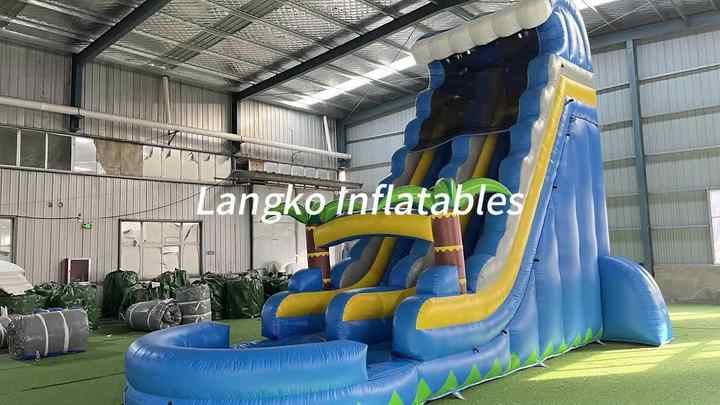 Inflatable Water Slides With Pool Used Inflatable Water Slide for Sale ...