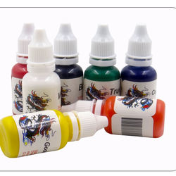 Semi permanent pure plant tattoo pigment ink