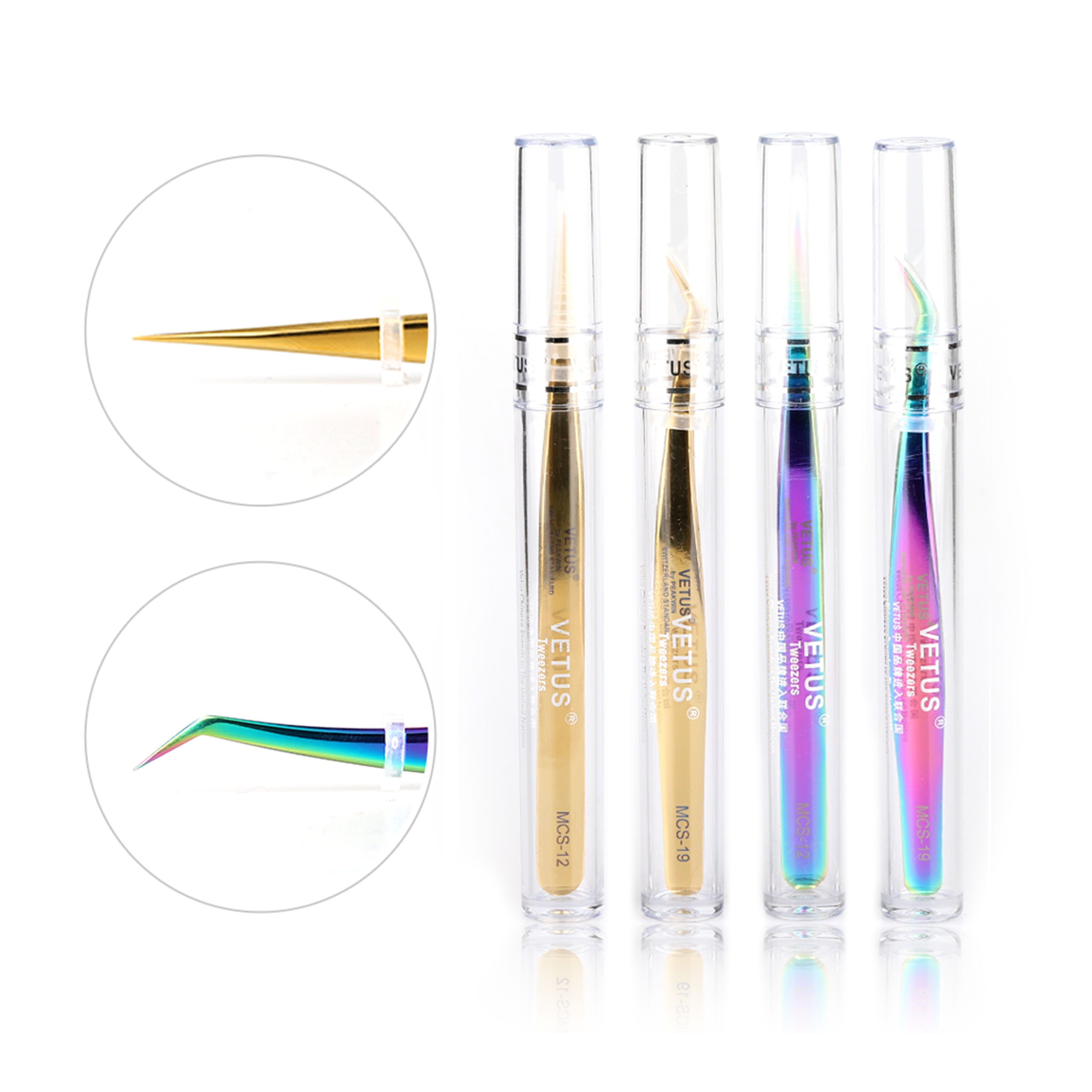 ABONNIE, оптовая продажа, серебристый, черный, розовый узор, частная этикетка, высокое качество, сделайте поклонников, золотистый объем, пинцет для ресниц