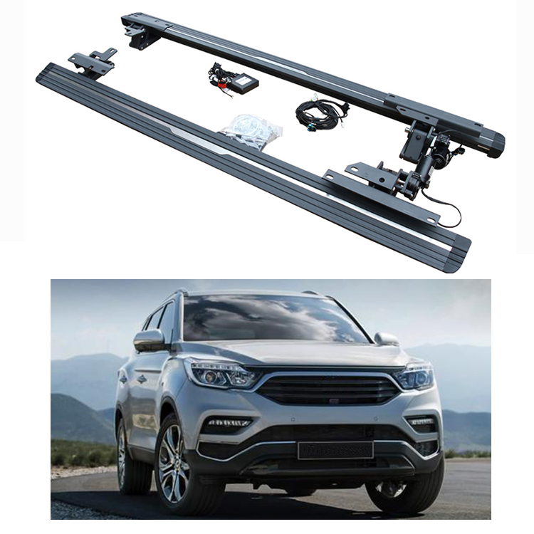 Запчасти для кузова автомобиля, боковая ступенчатая автоматическая электрическая беговая доска для 19 + Ssangyong REXTON G4