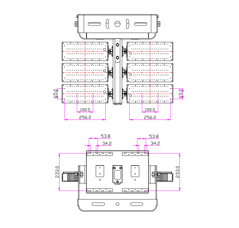 LED FLOOD LIGHT OUTDOOR 6/8/12PCS MODULES