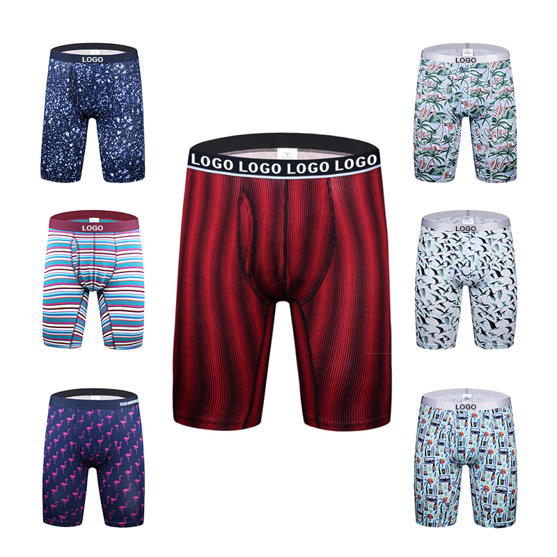 Изготовленным на заказ логосом 95 из дышащего хлопка с повышенной эластичностью бег нижнее бельё для девочек спортивный костюм с человеком, мужское нижнее белье, мужские шорты Боксеры