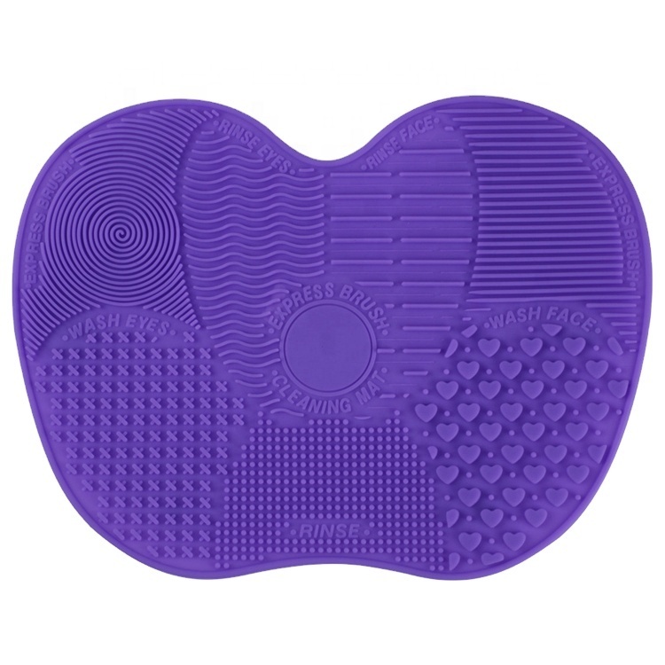 OKSILICONE легко Чистящая Щетка, скруббер для косметики, Кисть для макияжа, чистящий коврик, косметическая кисть, чистящий коврик, портативный инструмент для мытья