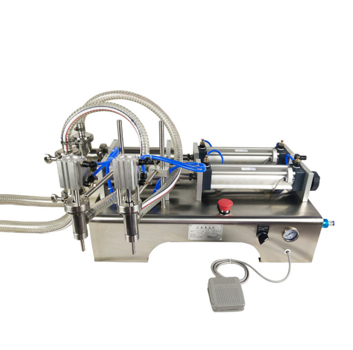 Горизонтальная пневматическая разливочная машина с двумя насадками XHL