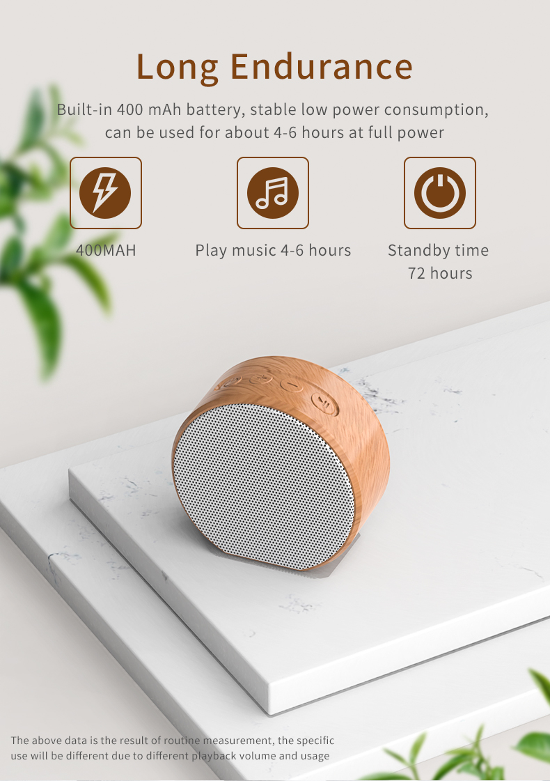 ODM Outdoor Bluetooth Speakers , Mini Wireless Speaker BT4.2 6 Hours Playing Time