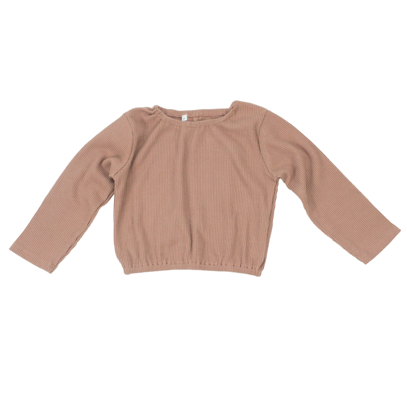 Детский джемпер под заказ для новорожденных, ребристая ткань, Детская рубашка с длинным рукавом