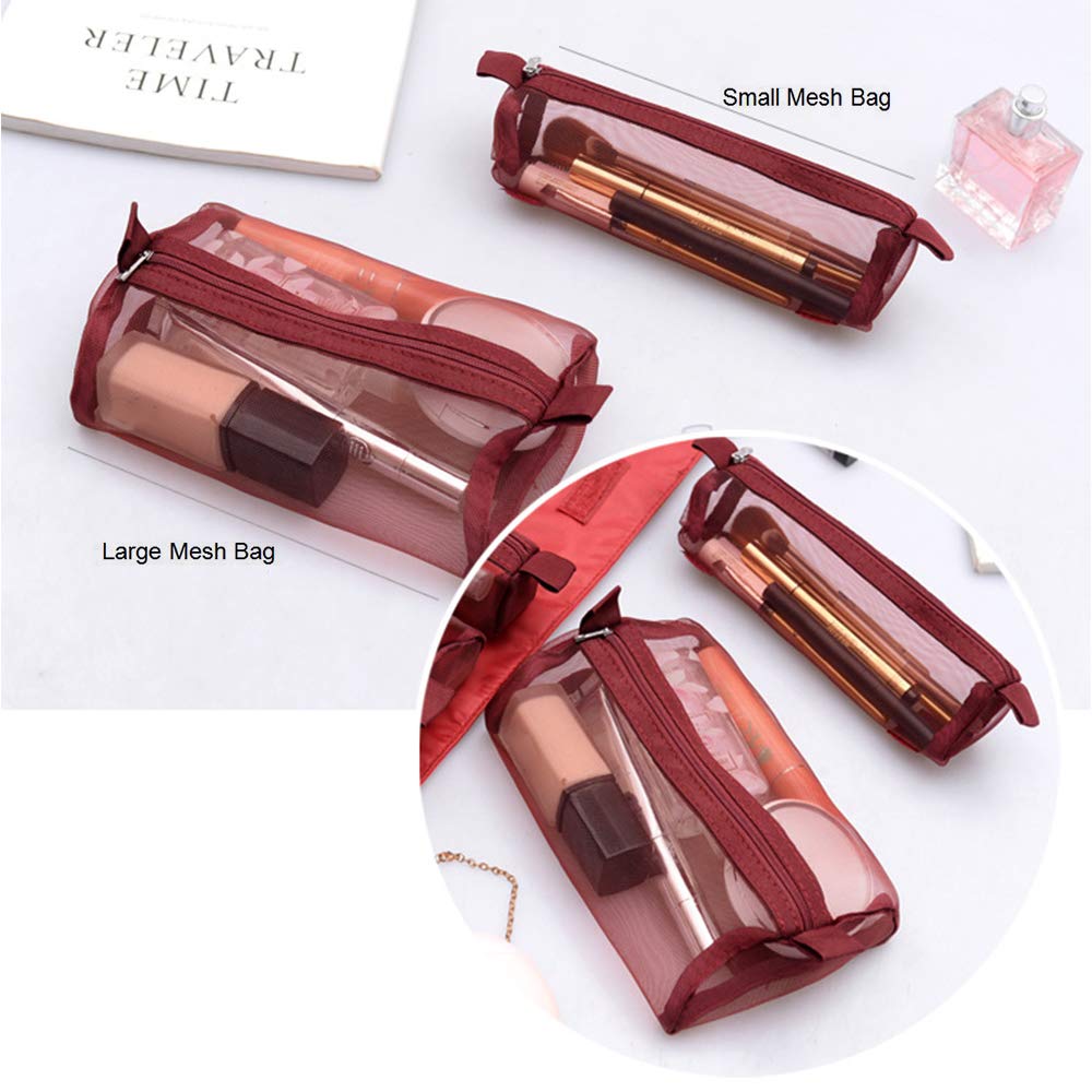 Borsa da toilette da viaggio Custodia per trucco portatile Cosmetici Articoli da toeletta Organizer per riporre il trucco Borsa personale Dopp Kit