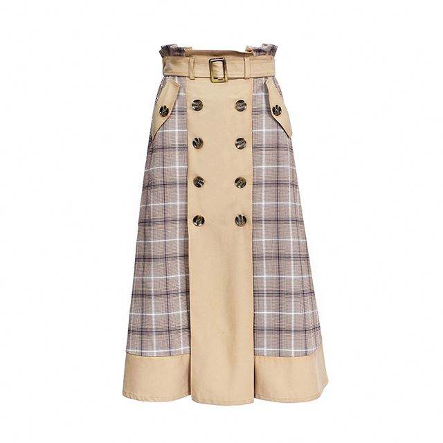 burberry falda larga