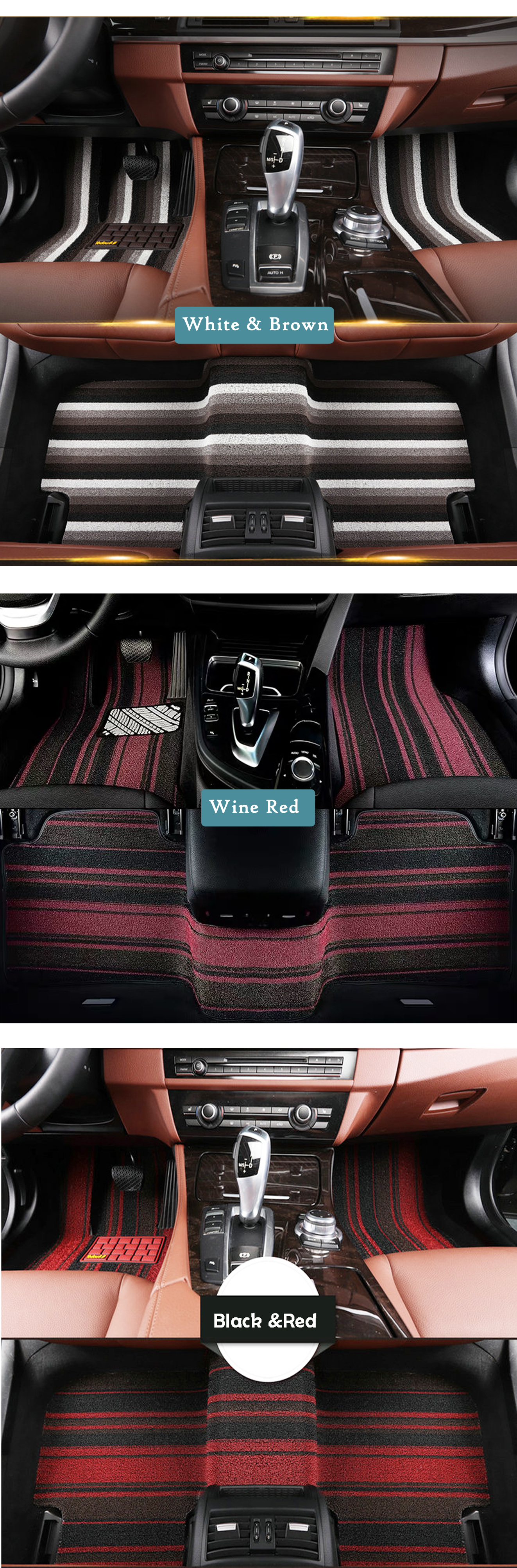 2019 new environmentally friendly car wire ring mat, fireproof, non-slip, flame retardant, ultra-thin three-layer composite car