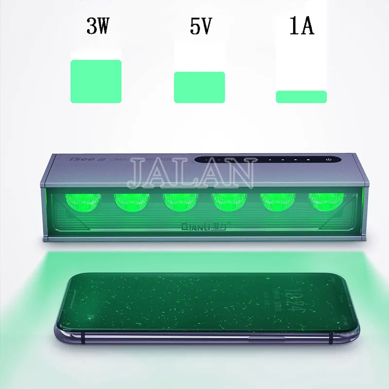Qianli iSee2 LCD Screen Repair Lamp Dust Fingerprint Scratch Detection Light for Phone Repair Refurbishment Grease Search Lamp