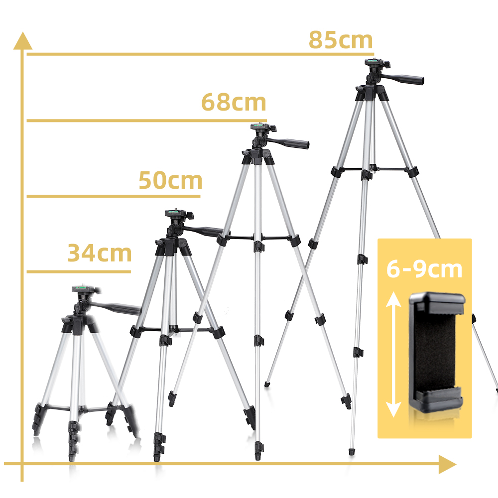 Travor LS5200 Softbox Umbrella Light Socket Stand Kit مجموعة إضاءة التصوير الفوتوغرافي مع حامل ثلاثي الأرجل في الخلفية
