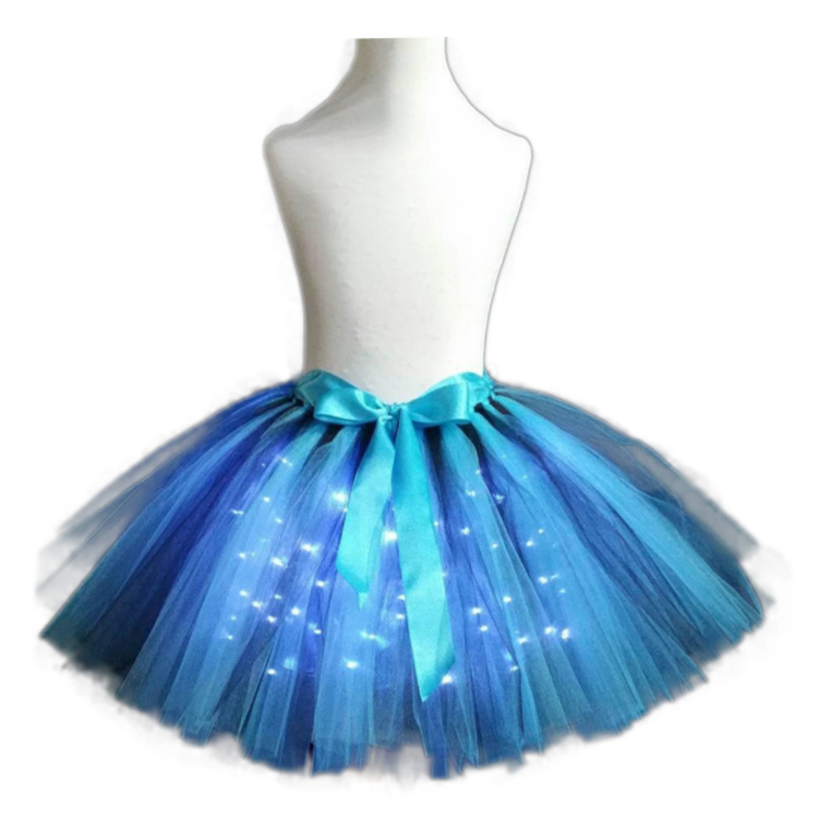 Внешняя торговля марлевая юбка с легкой европейской и американской сеткой блестящая юбка-пачка