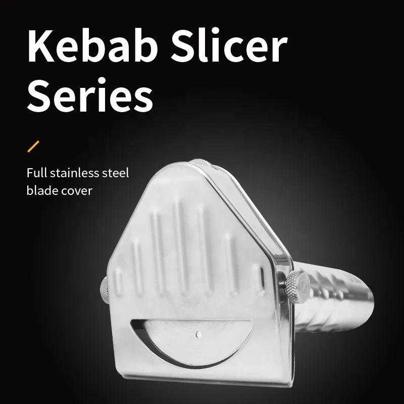 Kebab Slicer ASAKI New Style Stainless Steel Electric Doner Cutter Turkey Shawarma Slicer Kebab Slicer Machine