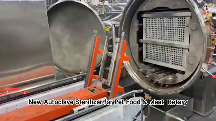 New Horizontal Rotary Retort Autoclave Sterilizer for Industrial ...
