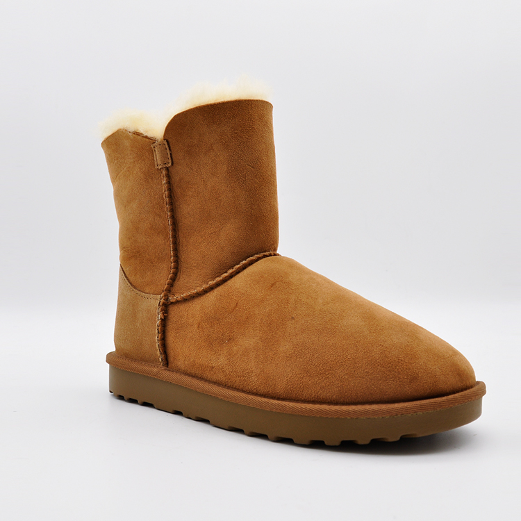 OEM ODM женские меховые зимние сапоги из натуральной овечьей кожи