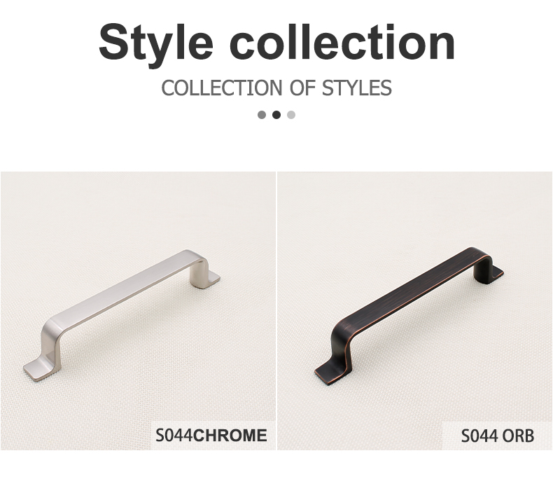 Nordic Decorative Cabinet Wardrobe Door Drawer Handle, Zinc Alloy U-Shape Matte Black Modern Furniture Small Handle & Knobs //