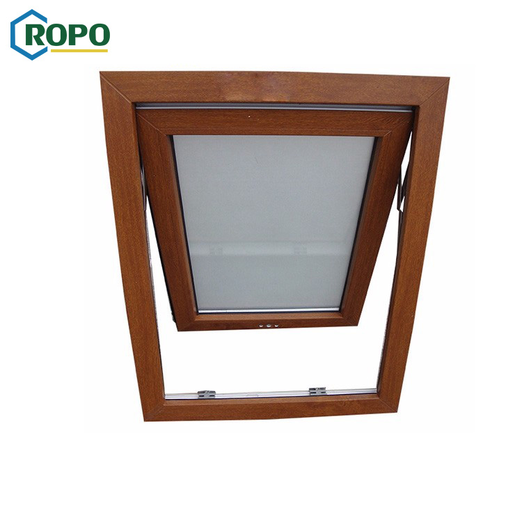 CE Top Pendurado Janela Toldo Telhado Cor do Grão de Madeira Para Uso Residencial