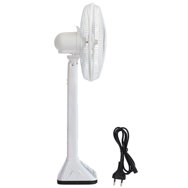 Лидер продаж, напольный вентилятор на солнечной батарее 12 В постоянного тока/переменного тока, 16 дюймов