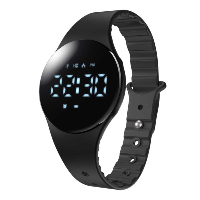 Смарт-часы типа шагомер браслет модный силиконовый ремешок круглый экран XA02
