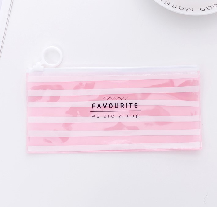 Personalised Clear Transparent Pencil Pouch Case Stationery Plastic