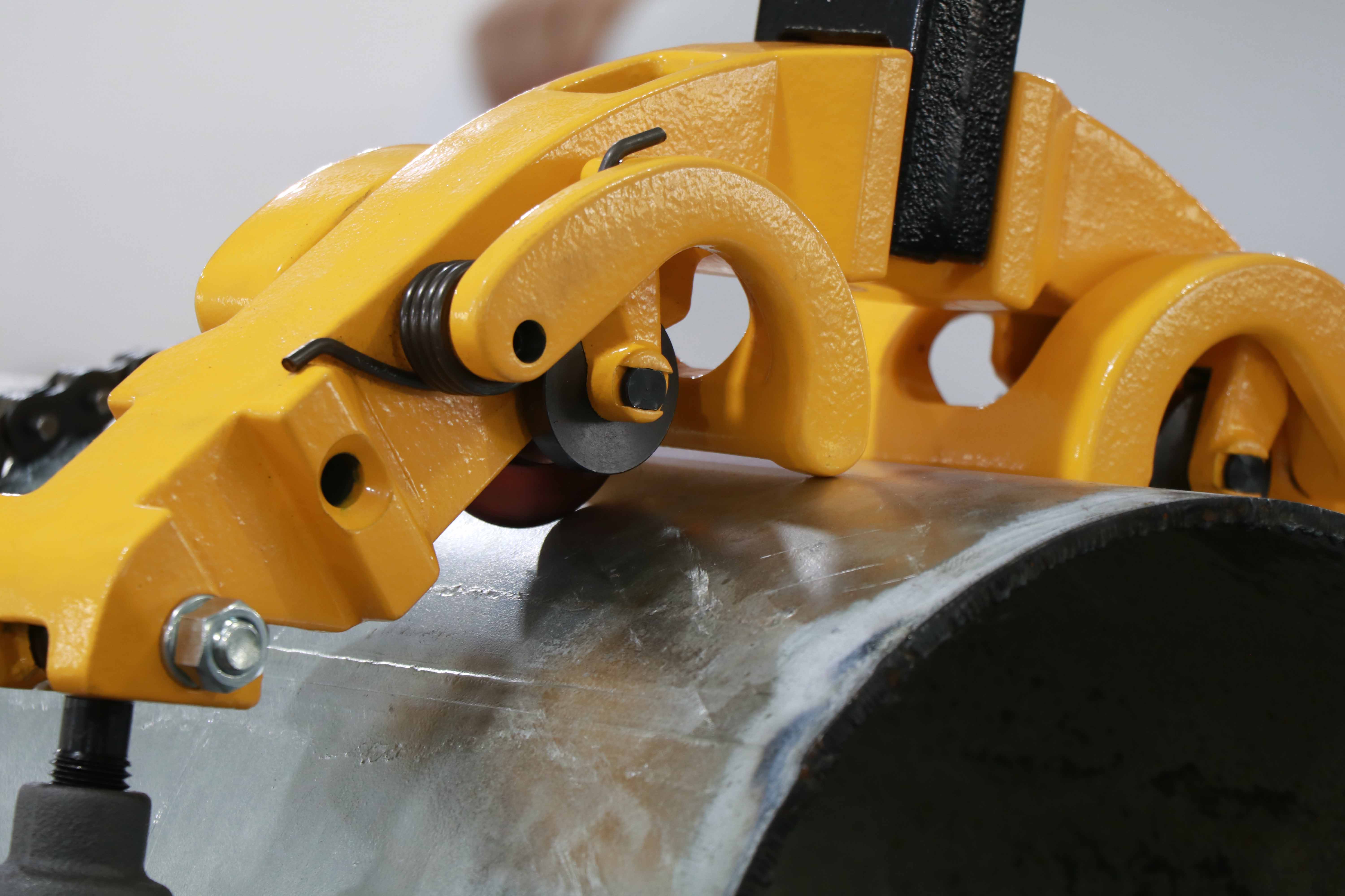 source hongli低间隙旋转手动切管机10至14英寸管道冷切h14s on m.