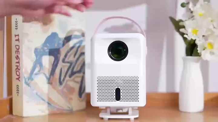 【美品】 V3プロジェクター　Android8.1システム　小型　ポータブル Sainyer X8-1ホームシアター液晶ポータブルプロジェクター外部