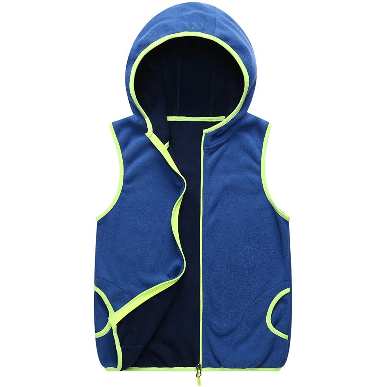 OEM изготовленный на заказ, новая продукция, детский без рукавов куртка с капюшоном флис зимний жилет
