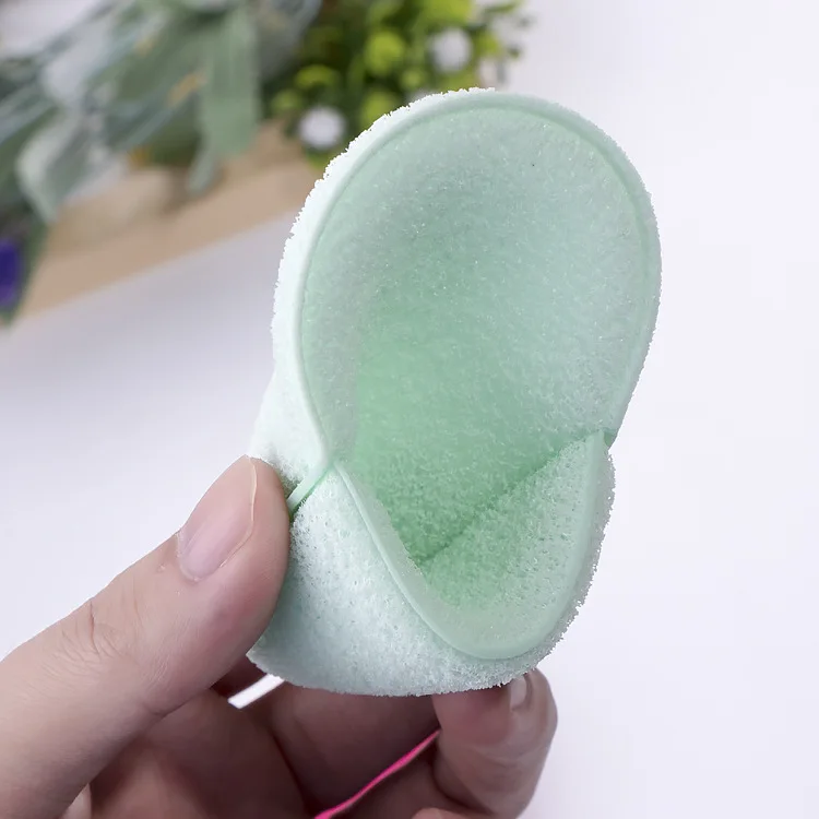 Portable 9.5*6.5*1.5cm Honeycomb makeup remove puff luxurious cleansing puff reusable cleansing Deep Cleanser