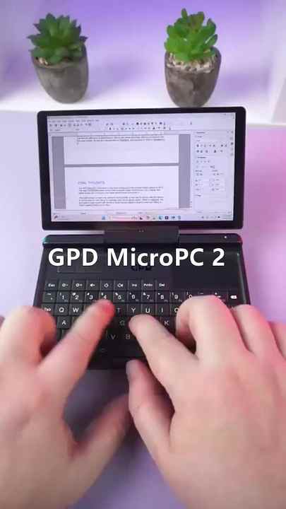 GPD MicroPC 2: Portable Handheld Gaming PC, 16GB RAM, 512GB