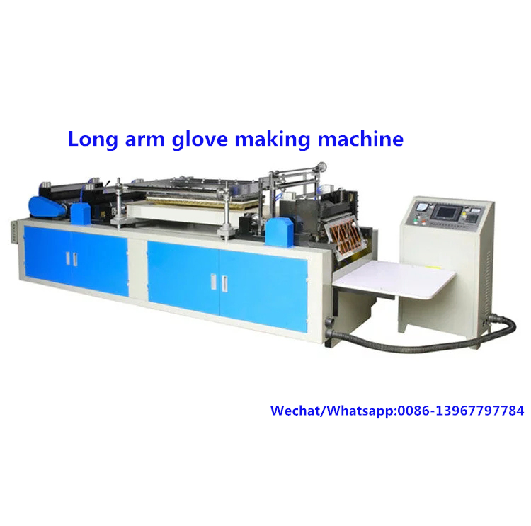 disposable polyethylene long glove making machine