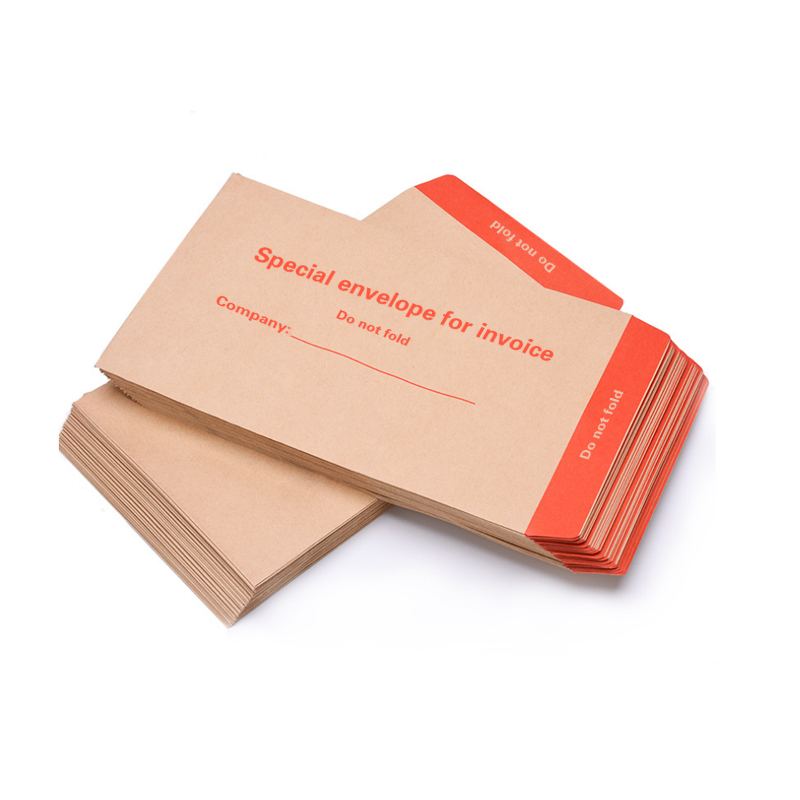 Производитель производит конверты из крафт-бумаги под заказ, конверты для бюджетных счетов, индивидуальные печатные логотипы