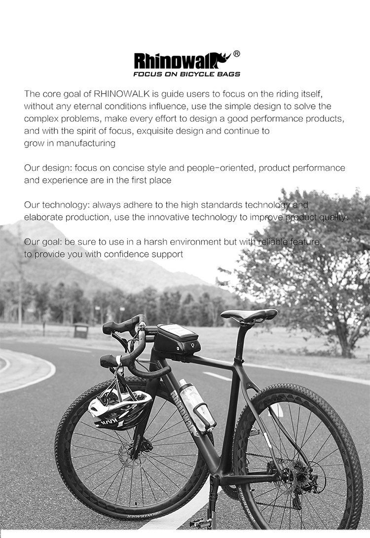 Borsa Termica Per Manubrio Bici Rhinowalk - Impermeabile, Con Tasca Touch Per Telefono, Ideale Per Ciclismo - Foto 6