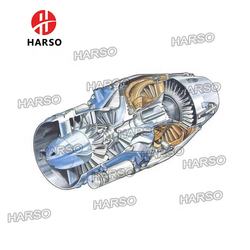 500 kgf com direito de propriedade Completa motor Turbojato