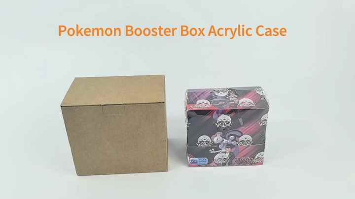 Premium 5mm Clear Acrylic Pokemon Booster Box Protector Display Case with  Magnetic Lid UV Resistance for TCG ETB Case