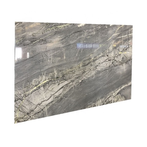 亚马逊灰色大理石板与绿色静脉,地板和墙面瓷砖,台面平板,楼梯