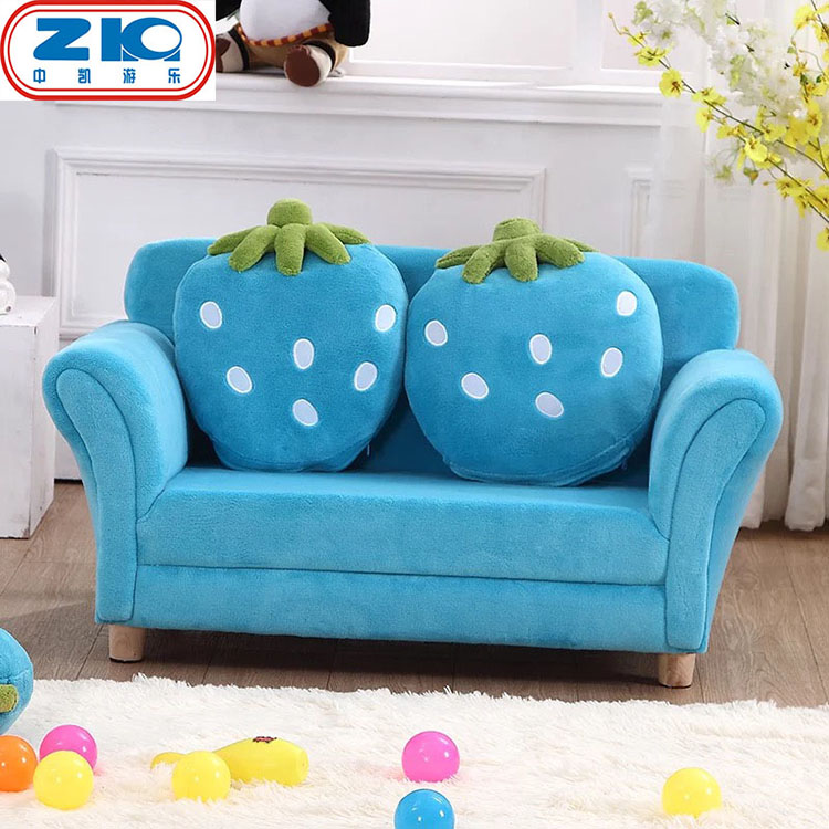 2020  cheap factory strawberry cartoon baby  kids soft child sofa chair kid modern couch sofa