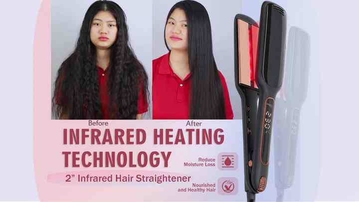 Planchas de pelo profesional plancha de pelo al por mayor permanente  belleza del cabello potencia férula plancha de pelo su logotipo