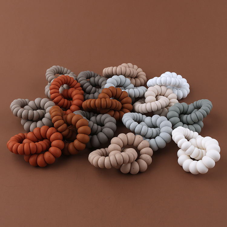 Горячая Распродажа, Новорожденные, красочные, чистые, безопасные, без БФА, силиконовые игрушки для зубов