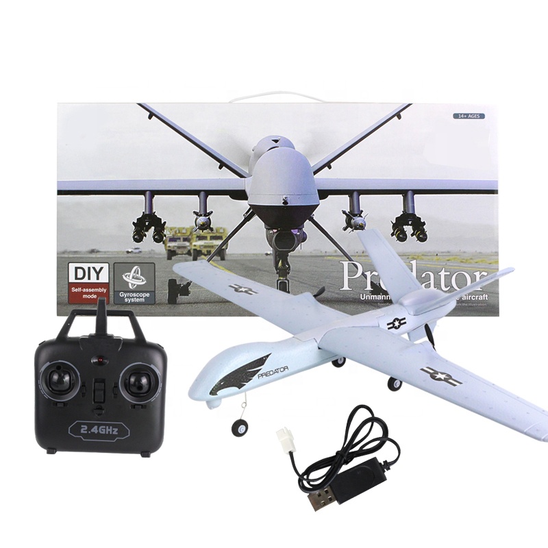 Самодельный пенопластовый самолет с дистанционным управлением, радиоуправляемые игрушки, открытый планер, самолет 2,4G RC самолет для детей и взрослых